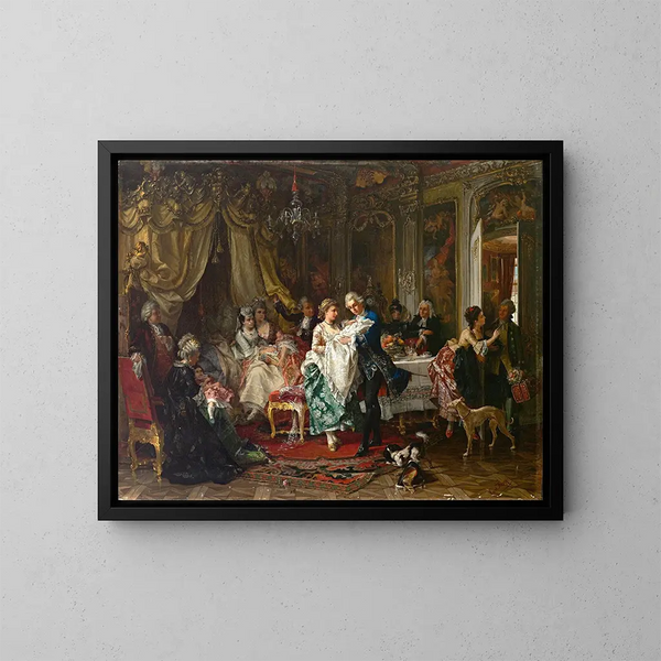 Le Tufling - Carl Herpfer — ingelijst kunstwerk aan de muur
