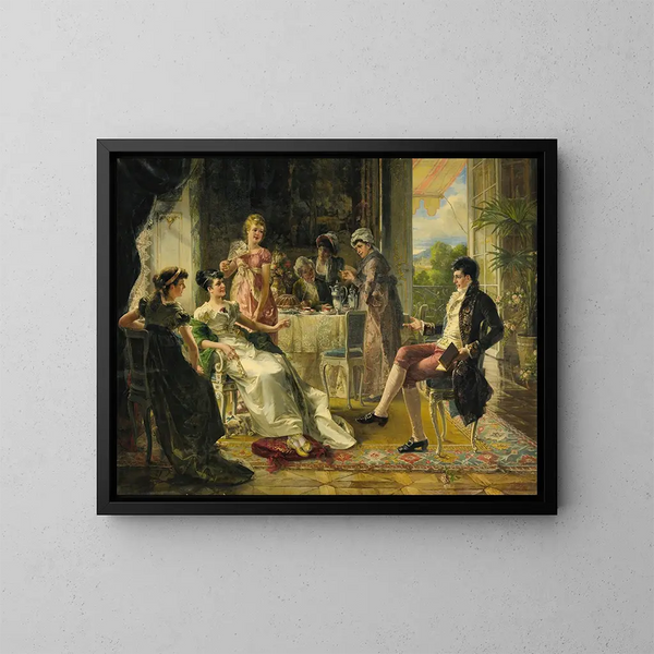 Repliek een zomermiddag - Carl Herpfer — ingelijst kunstwerk aan de muur