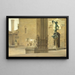 Partie de la Loggia dei Lanzi in Florence - Carl Holse — framed artwork on a wall