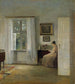 De lezer - Carl Holse — weergave van het kunstwerk