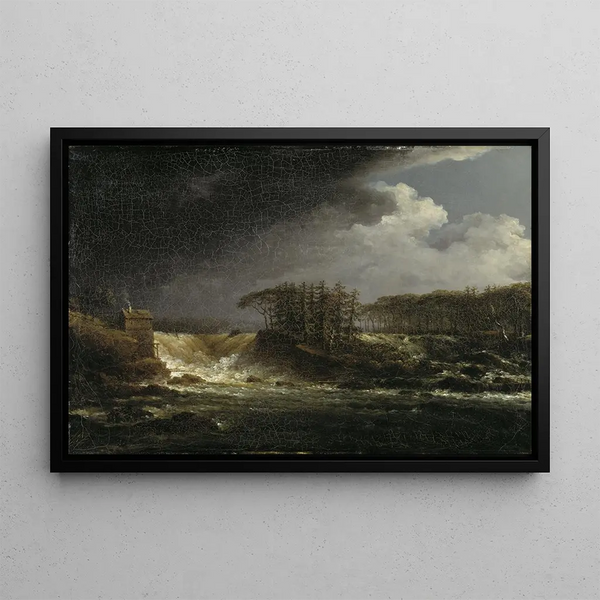 Carl Johan Fahlcrantz - A Waterfall lvkarleby.webp