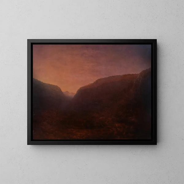 Landschap - Carl Johan Fahlcrantz — ingelijst kunstwerk aan de muur