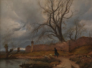 Carl Julius von Leypold - Wanderer in the Storm.webp