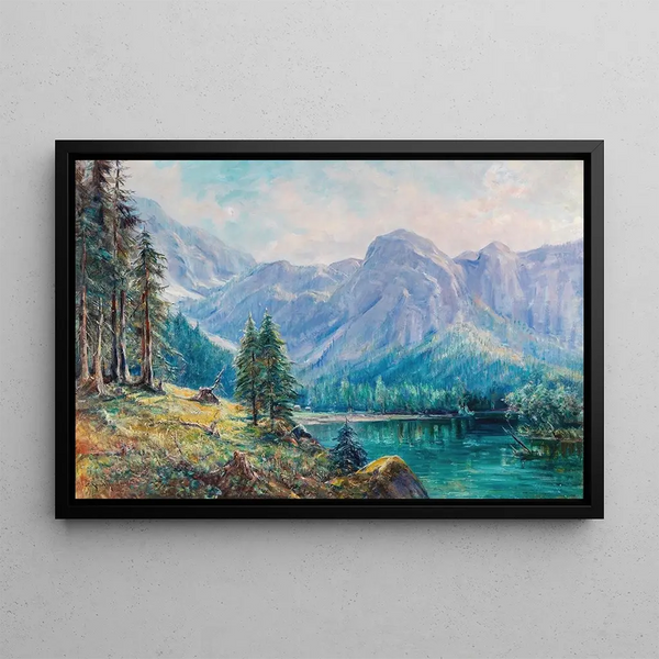 Carl KaiserHerbst - Hallstttersee with View of the Dachstein.webp