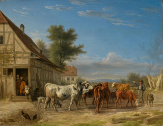 Horde en migratie - Carl Kuntz — weergave van het kunstwerk