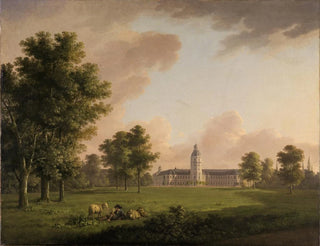 Carl Kuntz - Blick auf das Karlsruher Schloss vom Schlossgarten aus.webp