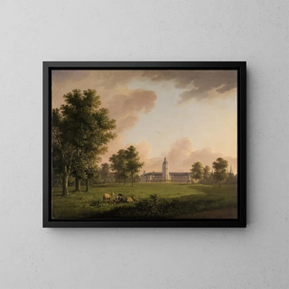 Carl Kuntz - Blick auf das Karlsruher Schloss vom Schlossgarten aus.webp