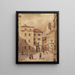 The House of the Knaffel Foundation at No. 807 Jacobergasse in Vienna - Carl L. Wiesbeck — framed artwork on a wall