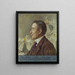 Erik Axel Karlfeldt de dichter - Carl Larsson — ingelijst kunstwerk aan de muur