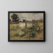 Studie van het landschap van Barbizon - Carl Larsson — ingelijst kunstwerk aan de muur