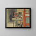 Lisbeth lezend - Carl Larsson — ingelijst kunstwerk aan de muur