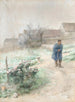 November - Carl Larsson — weergave van het kunstwerk