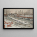 La glissoire à bois, scène d'hiver - Carl Larsson — ingelijst kunstwerk aan de muur
