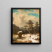 Sfeer van de winter - Carl Ludwig Scheins — ingelijst kunstwerk aan de muur