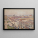 La Ringstraße à Vienne - Carl Müller — framed artwork on a wall