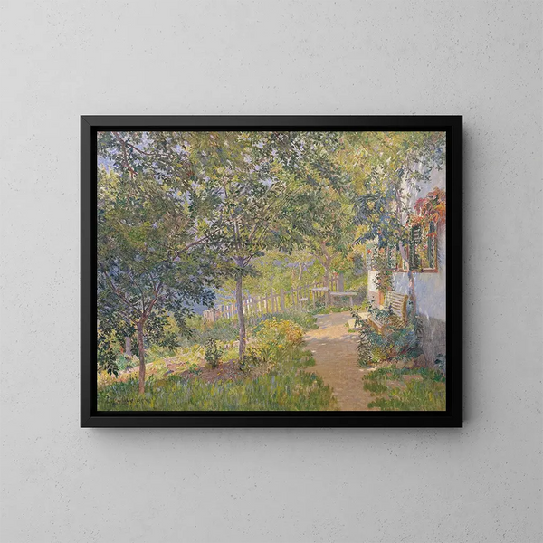 Motief van Mattsee - Carl Müller — ingelijst kunstwerk aan de muur
