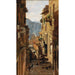Een straat in Ragusa - Carl Moll — ingelijst kunstwerk aan de muur
