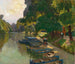 Quai à Heustadlwasser - Carl Moll — weergave van het kunstwerk