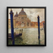 Santa Maria della Salute vue depuis le Grand Canal - Carl Moll — framed artwork on a wall