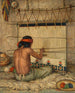Tisserand Hopi - Carl Moon — weergave van het kunstwerk