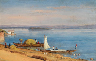 Carl Morgenstern - A View of Rdesheim am Rhein.webp