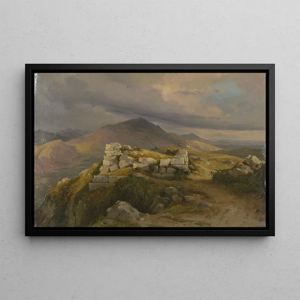 Carl Morgenstern - Eine Zyklopenmauer bei Civitella dem heutigen Bellegra.webp