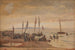 Vissers die terugkeren verwelkomd op het strand van Hornbæk - Carl Neumann — weergave van het kunstwerk