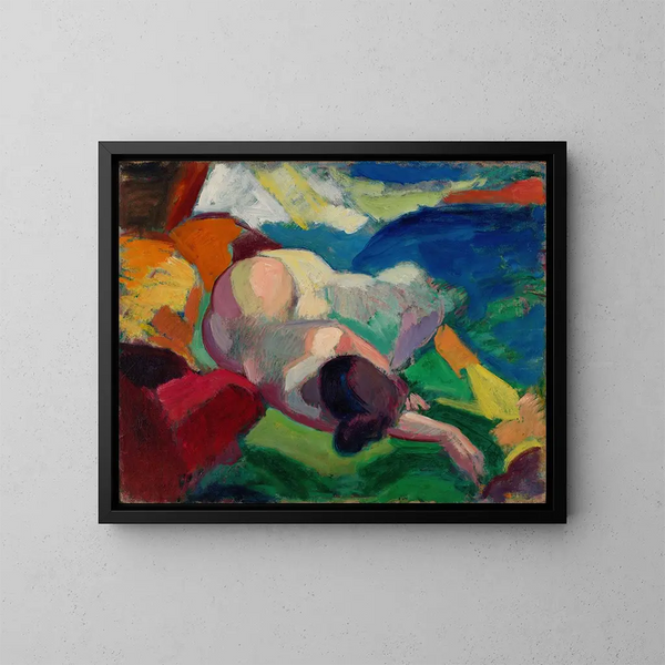 Nu - Carl Newman — ingelijst kunstwerk aan de muur