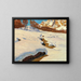 Winter Alpen - Carl O'Lynch de Town — ingelijst kunstwerk aan de muur