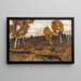 Landschap met mos en berkenbomen - Carl O'Lynch de Town — ingelijst kunstwerk aan de muur