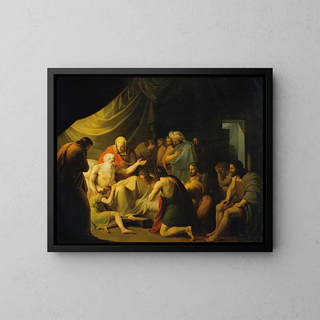 Carl Peter Goebel the Elder - Jacob blesses the sons of Joseph.webp