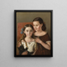 Sigrid en Anna Mazer, nichtjes van de kunstenaar - Carl Peter Mazer — ingelijst kunstwerk aan de muur