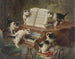 Het recital van de kittens - Carl Reichert — weergave van het kunstwerk