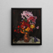 Bloemenveld - Carl Reiser — ingelijst kunstwerk aan de muur