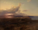 L'île de Gina met de ruïnes van de tempel van Hécate - Carl Rottmann — weergave van het kunstwerk