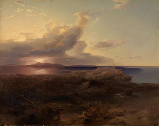 Carl Rottmann - Die Insel gina mit den Ruinen des Hekatetempels.webp