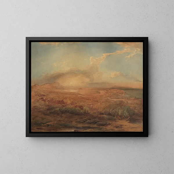 Épidaure - Carl Rottmann — ingelijst kunstwerk aan de muur