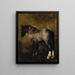 Studie over de paarden - Carl Schuch — ingelijst kunstwerk aan de muur