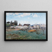 Garden near Rome - Carl Skånberg — framed artwork on a wall