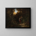 En chasse - Carl Spitzweg — ingelijst kunstwerk aan de muur