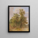 Studie van de bomen - Carl Spitzweg — ingelijst kunstwerk aan de muur