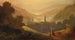 Landschap met bergvrouw en kind - Carl Spitzweg — weergave van het kunstwerk