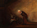 L'alchimiste chimiste - Carl Spitzweg — weergave van het kunstwerk