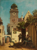 De stadswacht - Carl Spitzweg — weergave van het kunstwerk