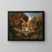Bassins rocheux avec eaux vives - Carl Spitzweg — ingelijst kunstwerk aan de muur