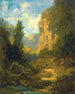 Berglandschap - Carl Spitzweg — weergave van het kunstwerk
