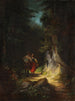 Hunter with a Girl The Loving Hunter - Carl Spitzweg — artwork view