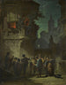 Serenade espagnole - Carl Spitzweg — weergave van het kunstwerk