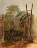 Studie van een bebost landschap - Carl Spitzweg — weergave van het kunstwerk