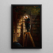 Reproductie van het schilderij De bibliotheekrat - Carl Spitzweg